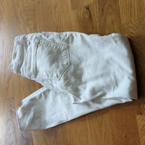 Madewell size 24 9" high-rise skinny crop